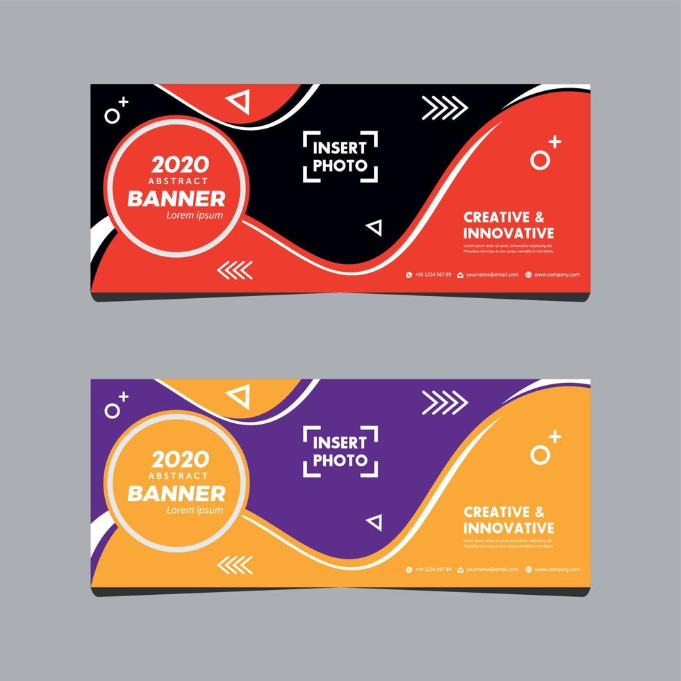 web banner design. Professional web banner design, banner design vector