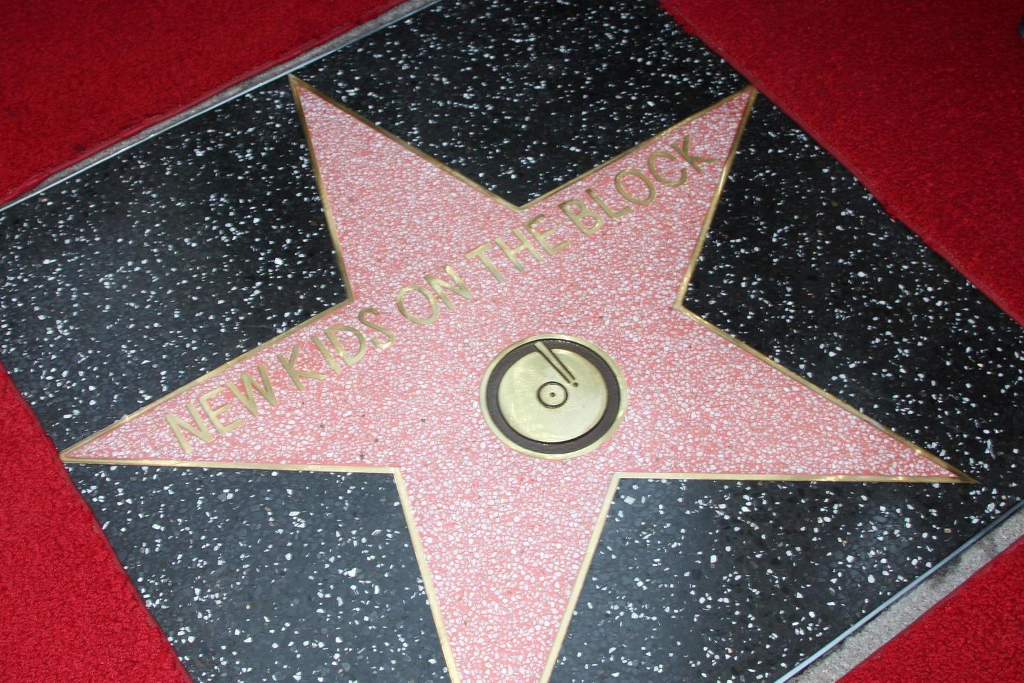 LOS ANGELES, OCT 9 -  New Kids On The Block Star at the New Kids On the Block Hollywood Walk of Fame Star Ceremony at Hollywood Boulevard on October 9, 2014 in Los Angeles, CA photo