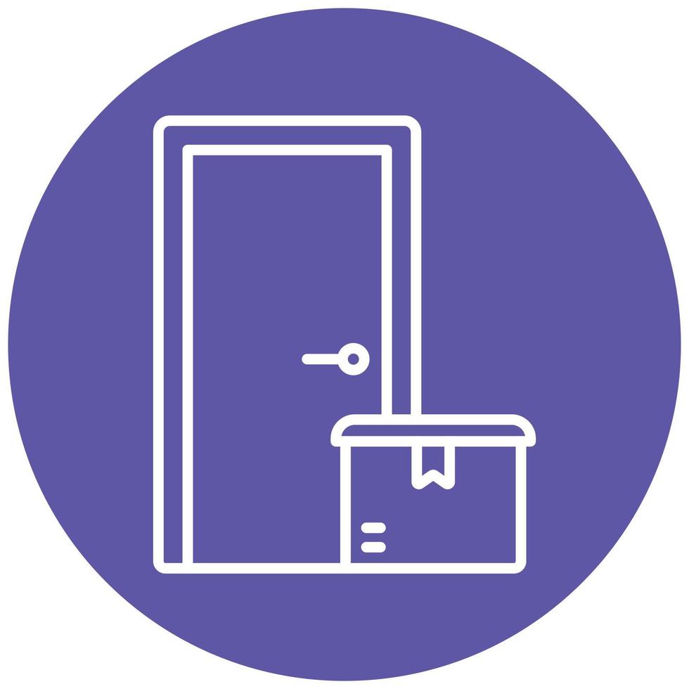 Door To Door Delivery Icon Style vector