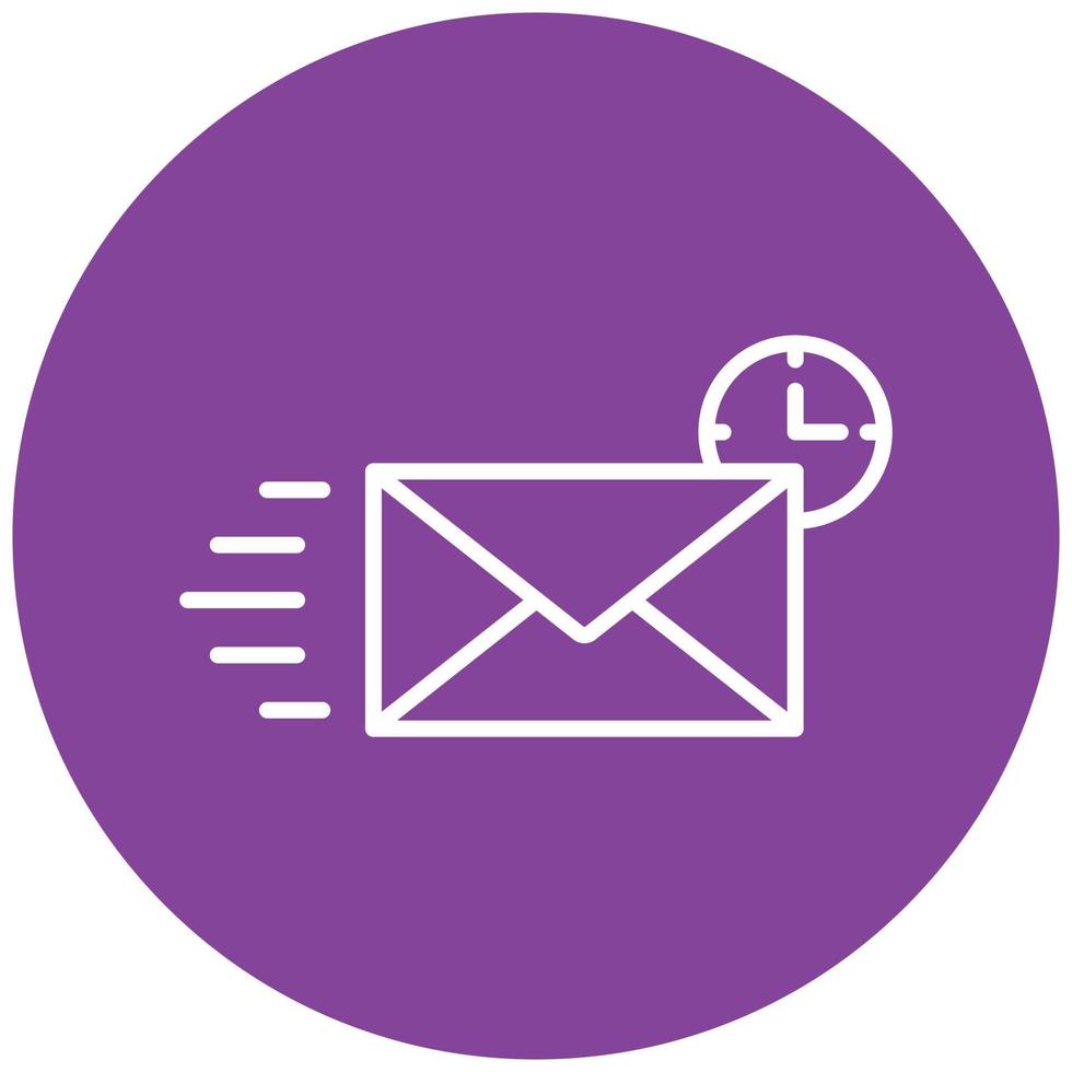 Express Mail Icon Style vector