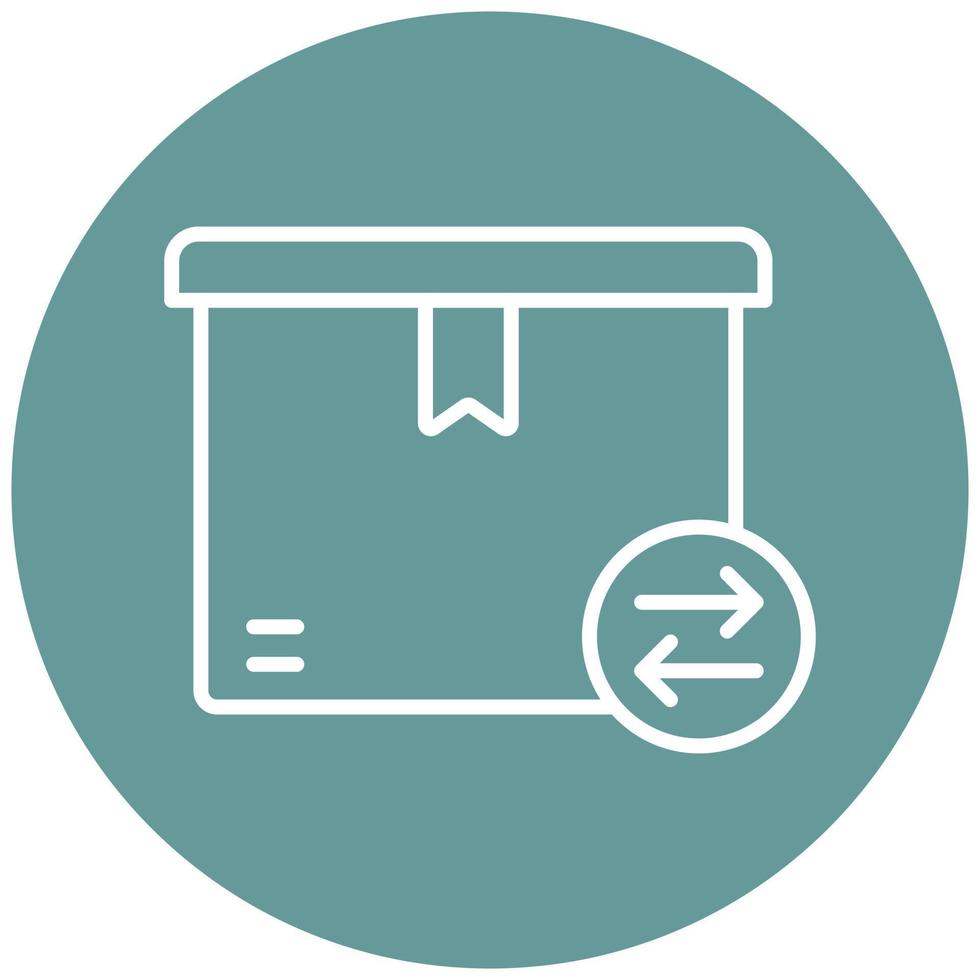 Package Sorting Icon Style vector