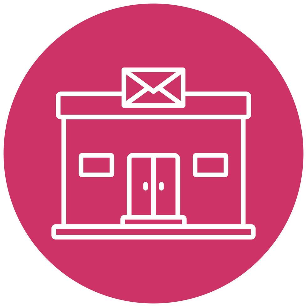Post Office Icon Style vector