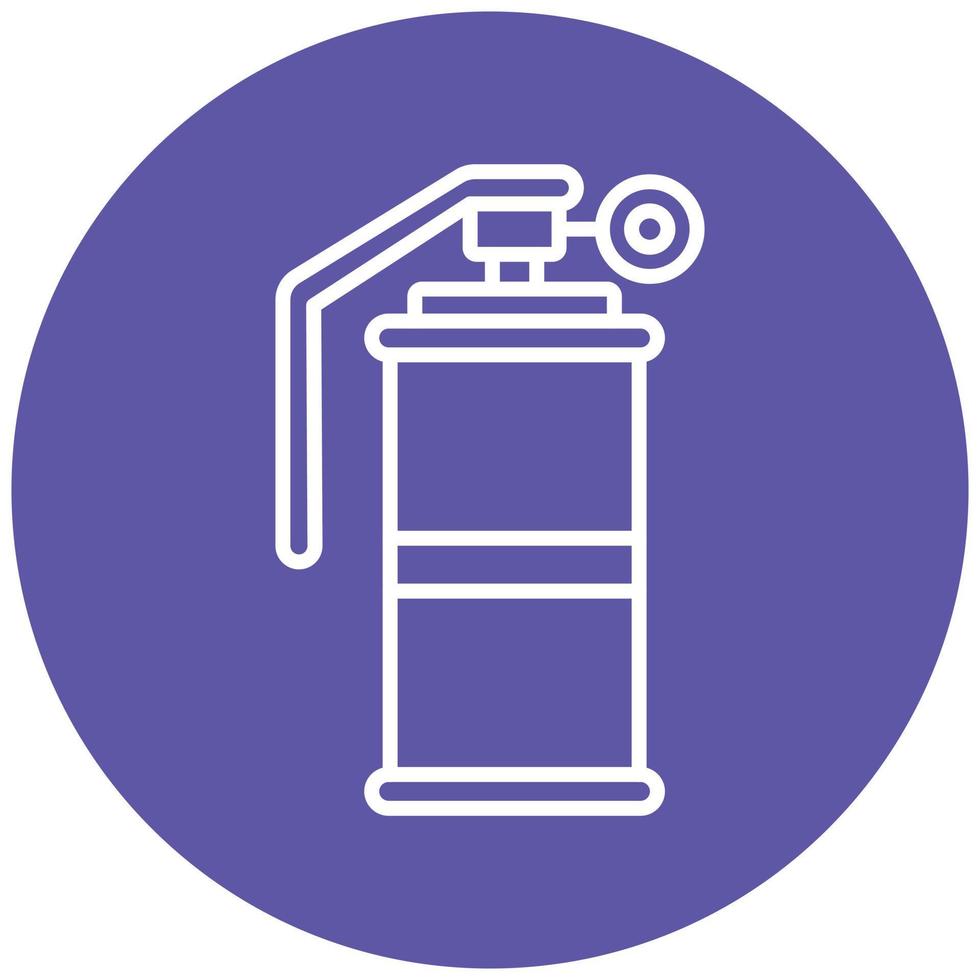 Smoke Grenade Icon Style vector