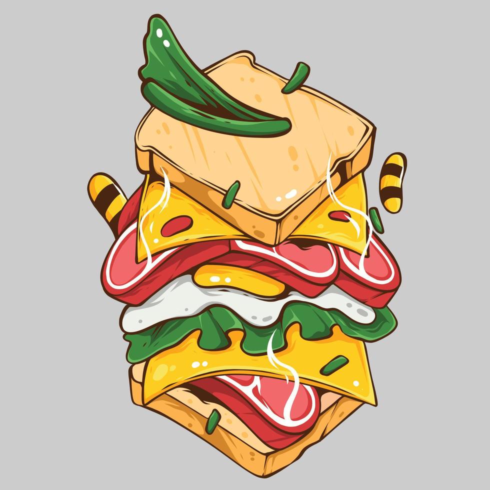 Delicious Noodle Illustration vector