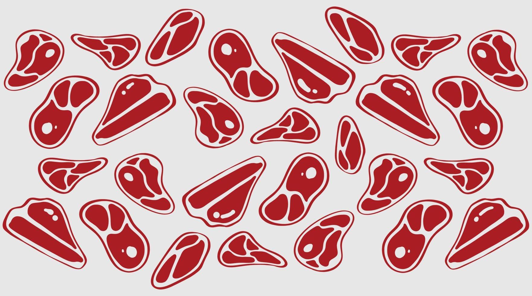 Meat clipart element vector