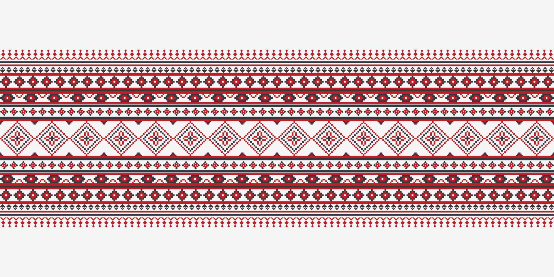 Geometric ethnic oriental pattern background. Design for texture, wrapping, clothing, batik, fabric, wallpaper and background. Pattern embroidery design. vector