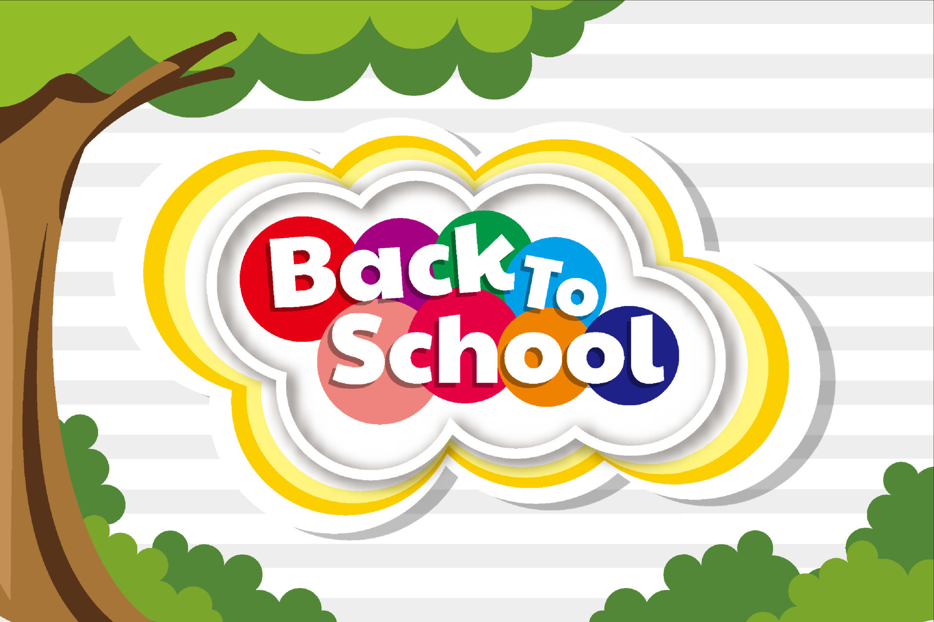 Back School Clipart Transparent Background, Colorful Back To