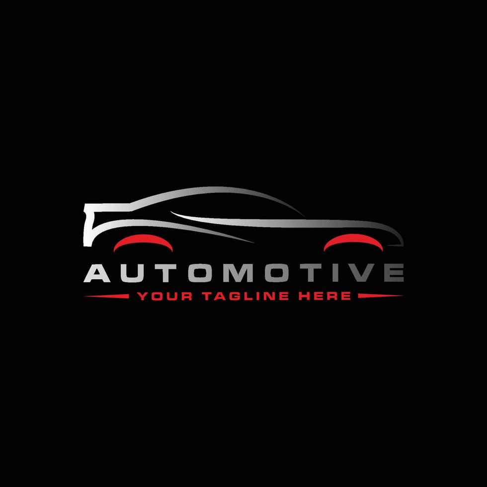 Template vector car wash logo, race car, automotive design - vector