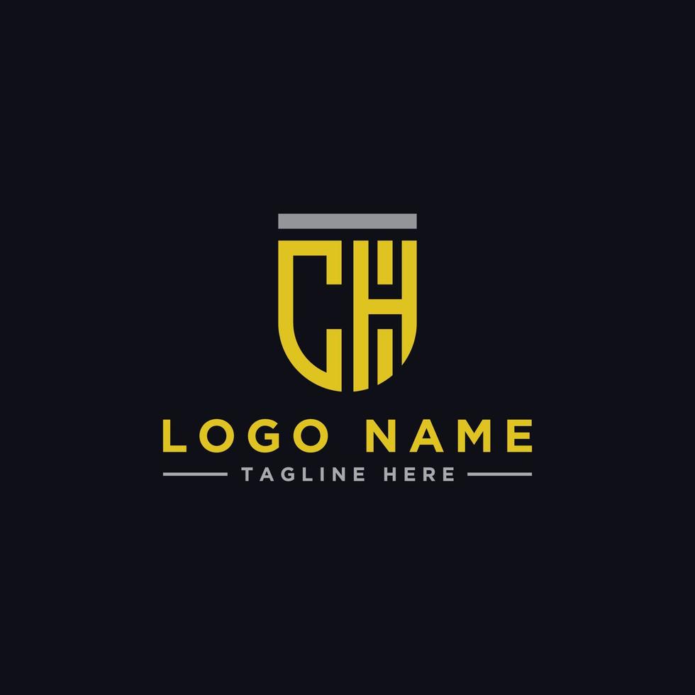 logo design inspiration for companies from the initial letters of the CH logo icon. -Vector vector