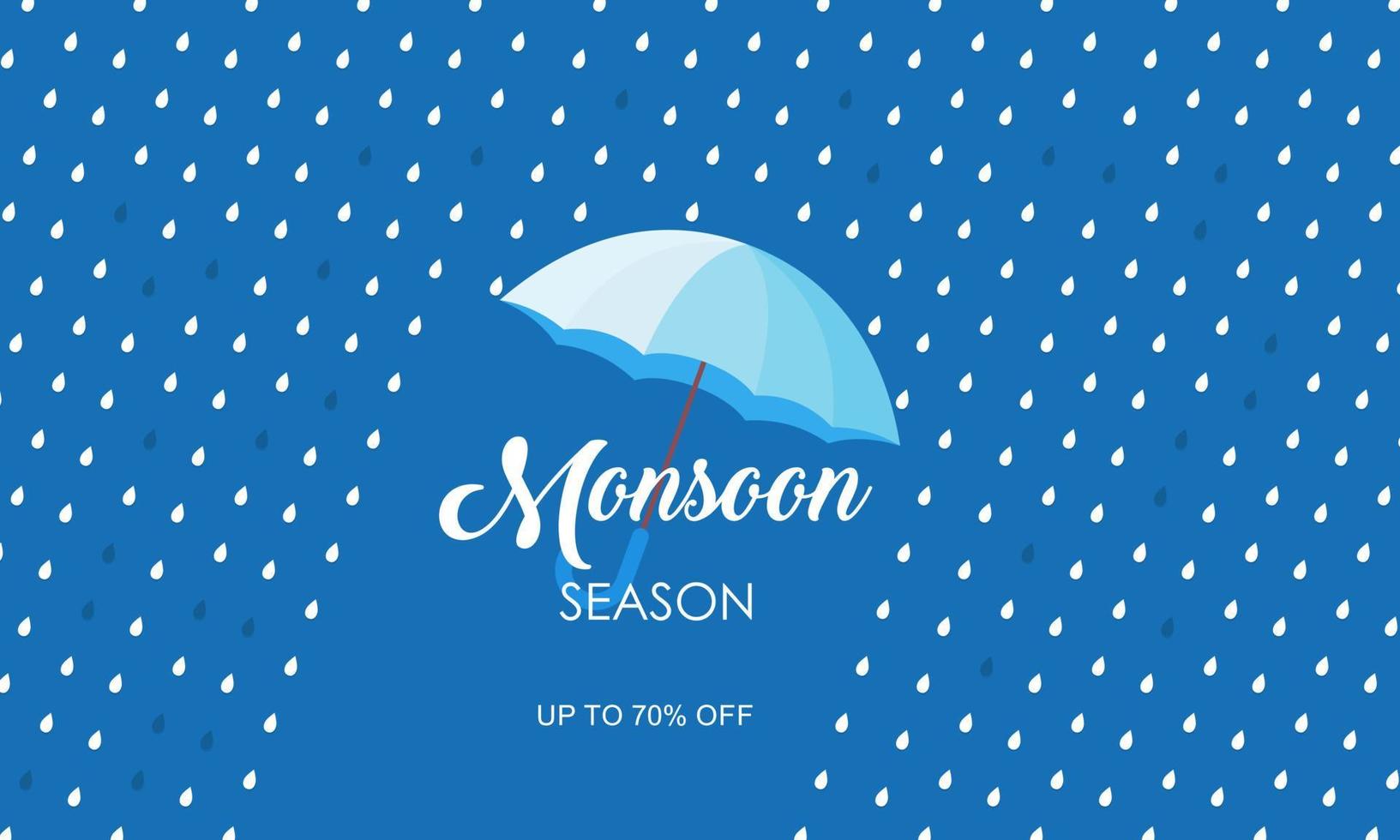 Moonsoon Sale Background vector
