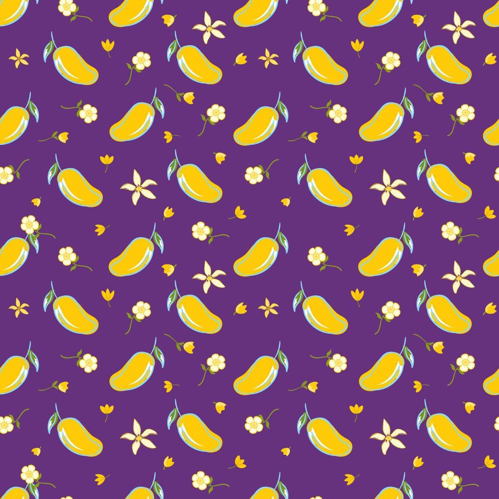 mango illustration cartoon vector