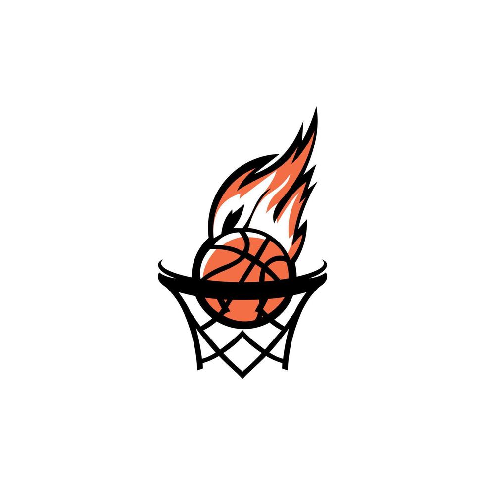 icono de baloncesto. competición por equipos, ganando el campeonato. ilustración vectorial vector