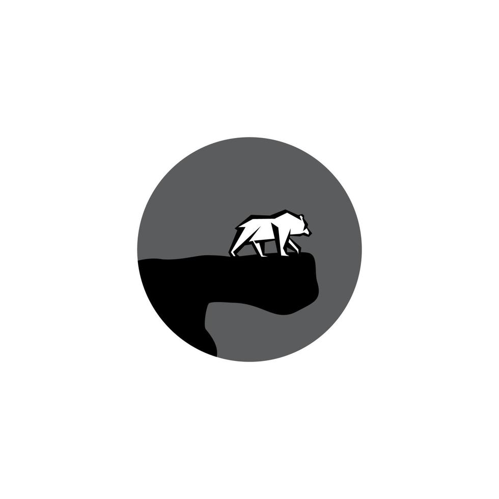cool explorer bear, Mountain Camping Gift, Camping and outdoor adventure emblems vector