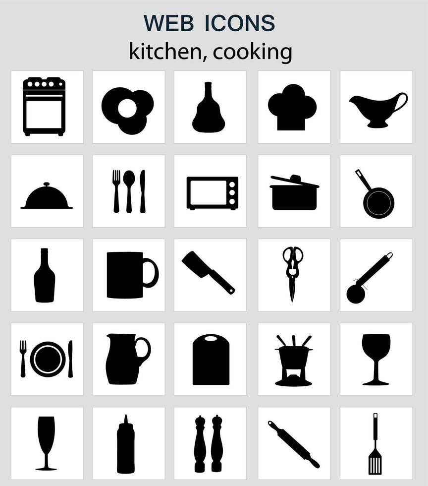 Kitchen Icon Pack vector