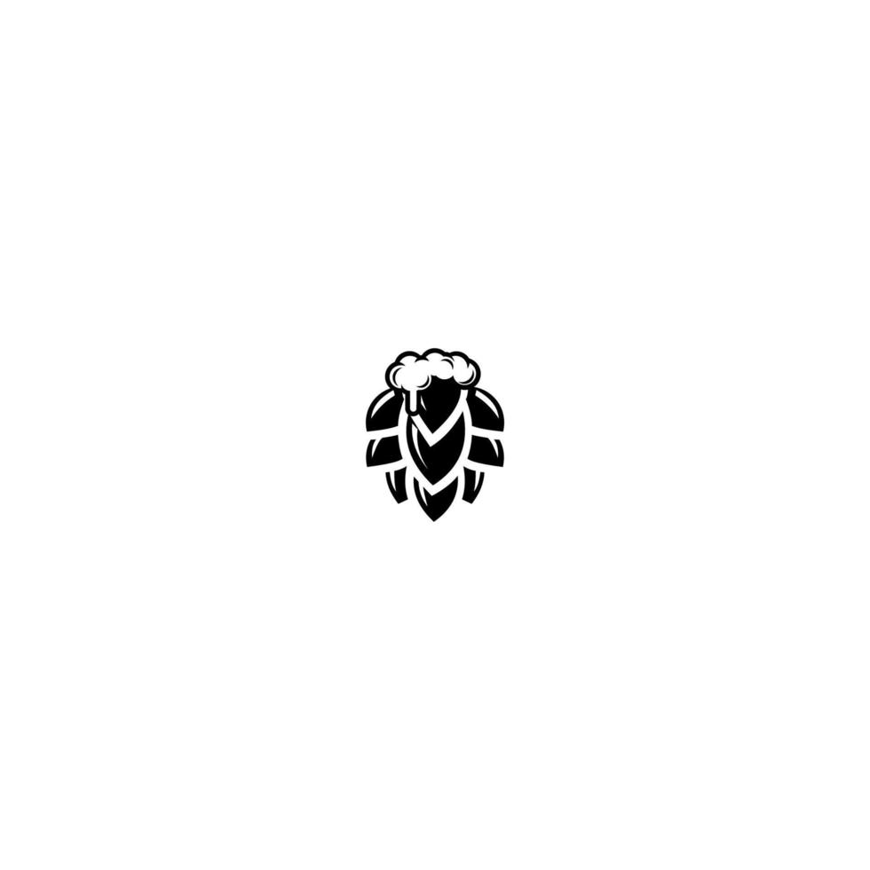 logotipo de cerveza artesanal. etiquetas y elementos de diseño. cervecería emblema, diseño sobre fondo blanco. vector