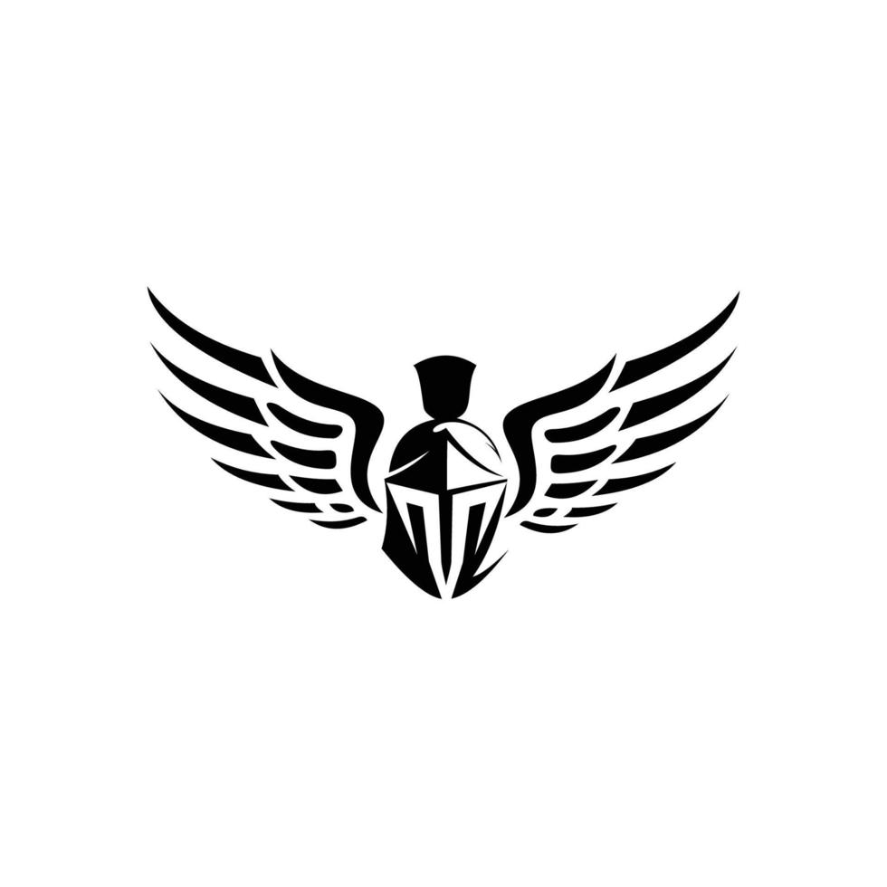 Spartan Helmet silhouette, Warrior symbol, Spartan logo, Spartan helmet, Spartan symbol. vector