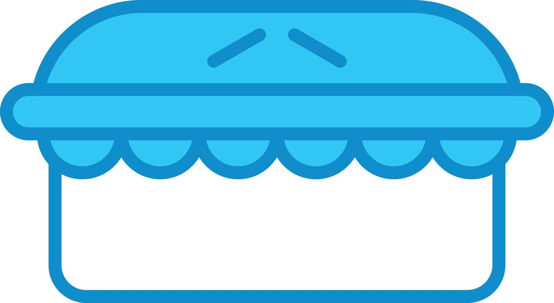 Applepie Line Filled Blue vector