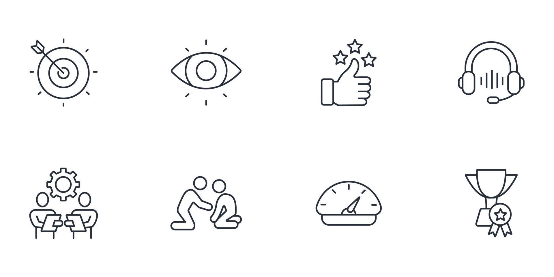 motivation icons set . motivation pack symbol vector elements for infographic web