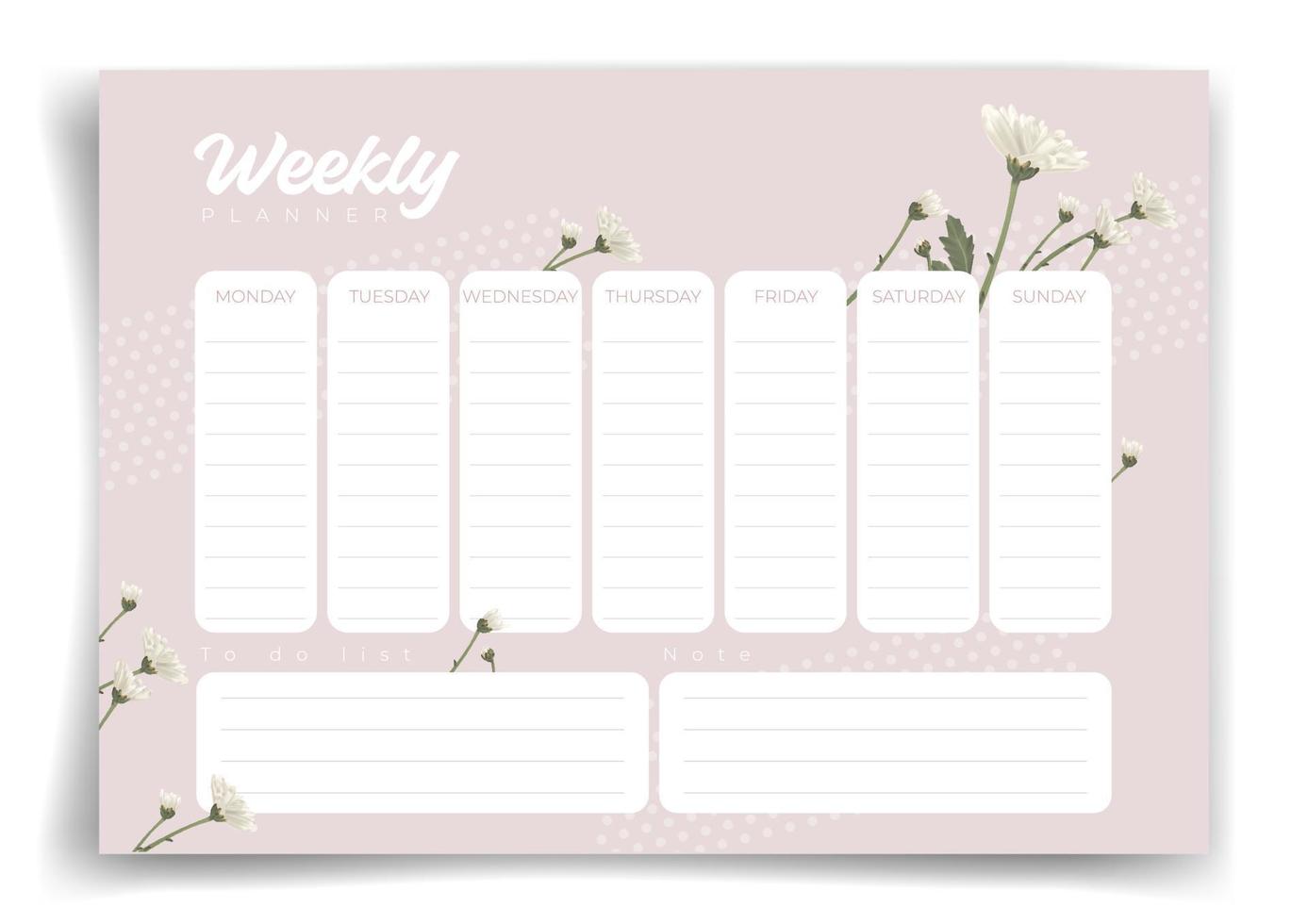 Weekly planner. Travel planner. Habit tracker. Monthly planner. Monthly planner habit tracker blank template. Vector illustration. Minimal style. Clean style. Daily to do.