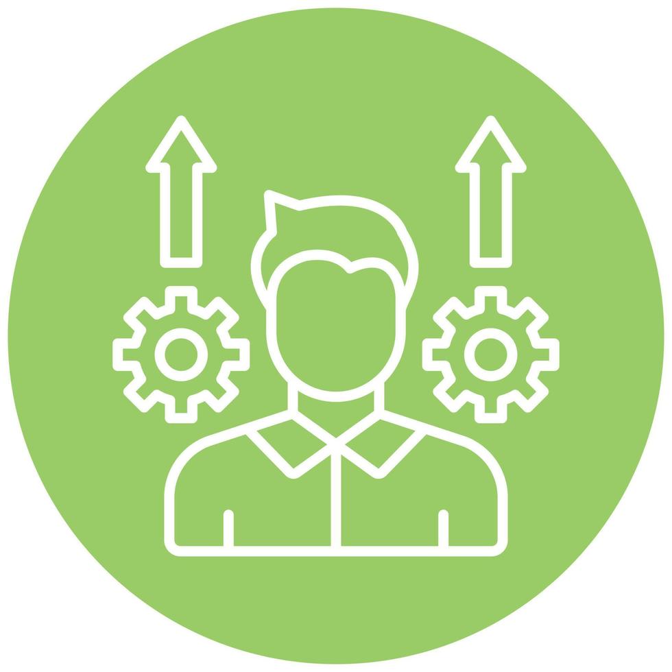 Persona Development Icon Style vector