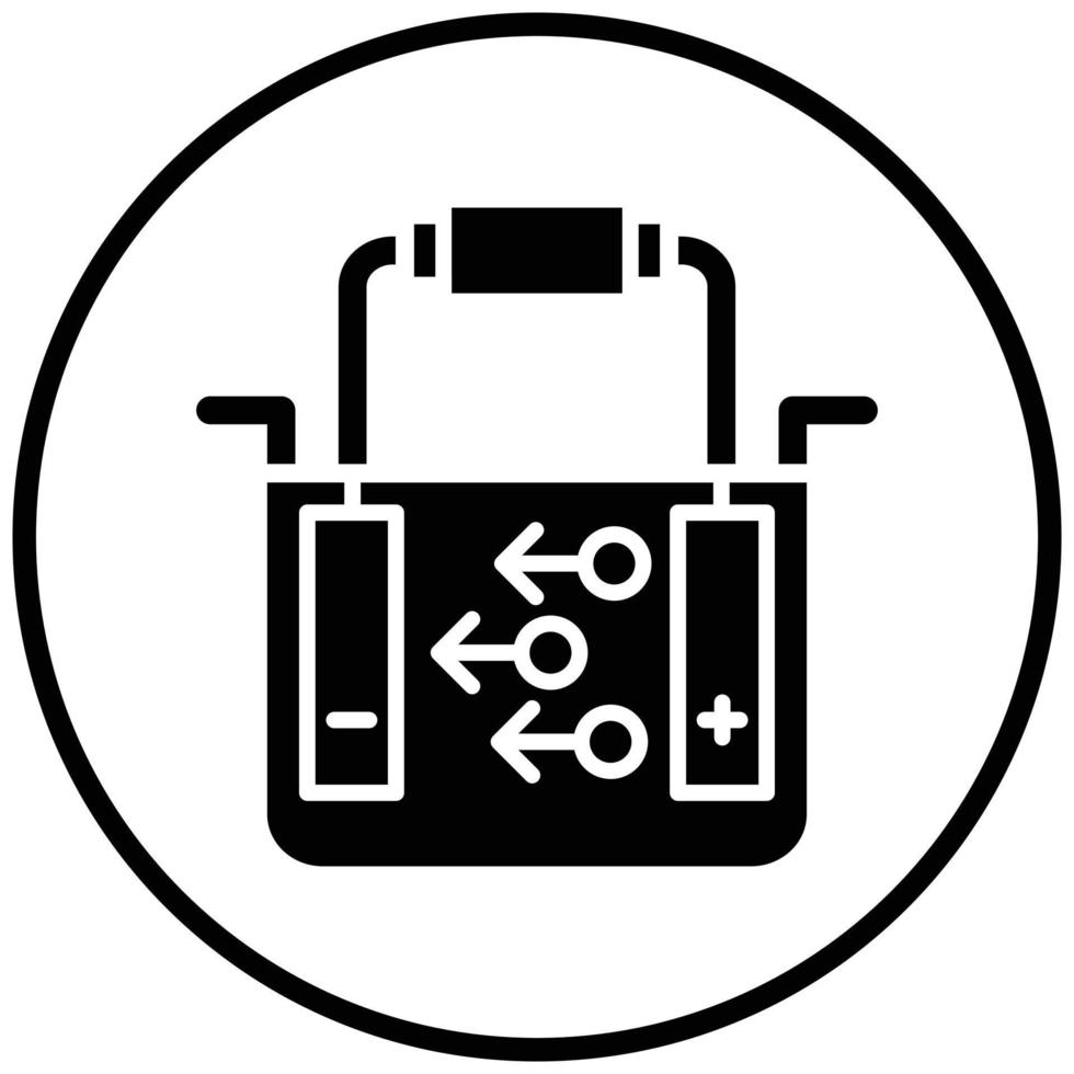 Electrolysis Icon Style vector