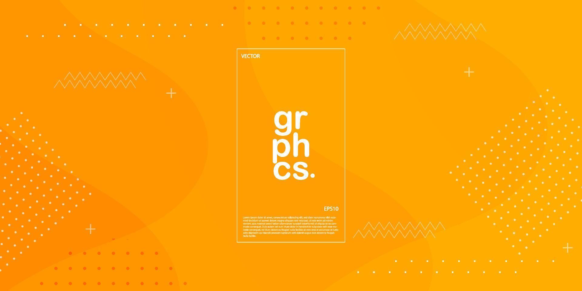 abstract orange background with fluid shapes.colorful orange design. bright and modern concept. eps10 vector