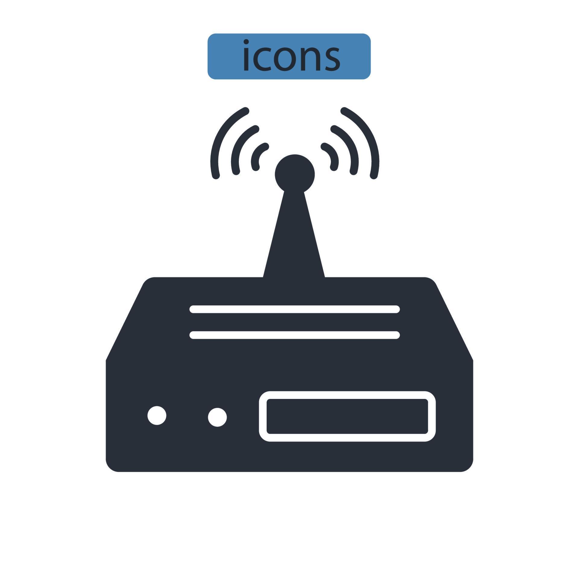 Router icons symbol vector elements for infographic web 9484507 Vector ...