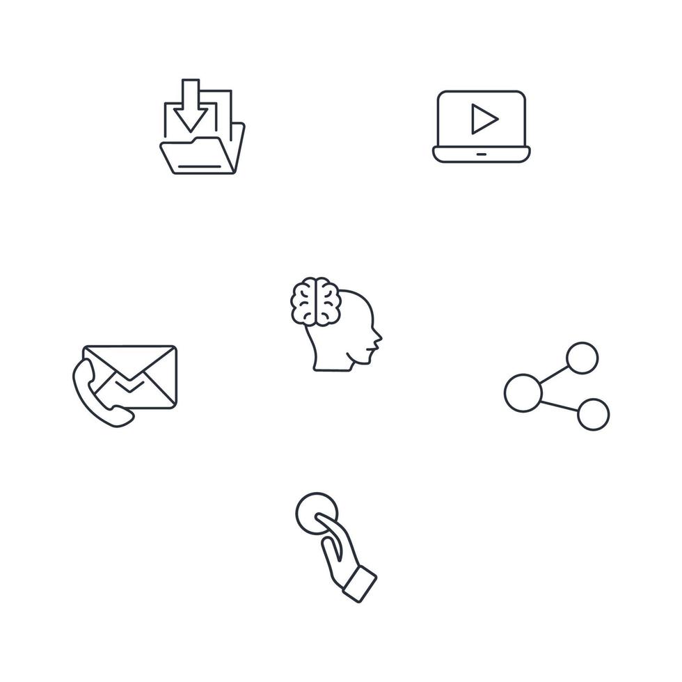 call to action icons set . call to action pack symbol vector elements for infographic web