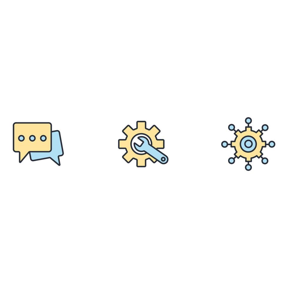 social networking service icons set .   social networking service pack symbol vector elements for infographic web