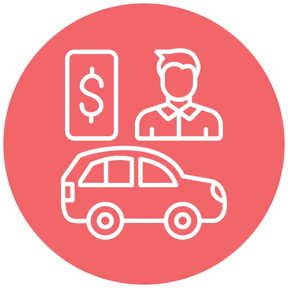 Dealer Incentives Icon Style vector