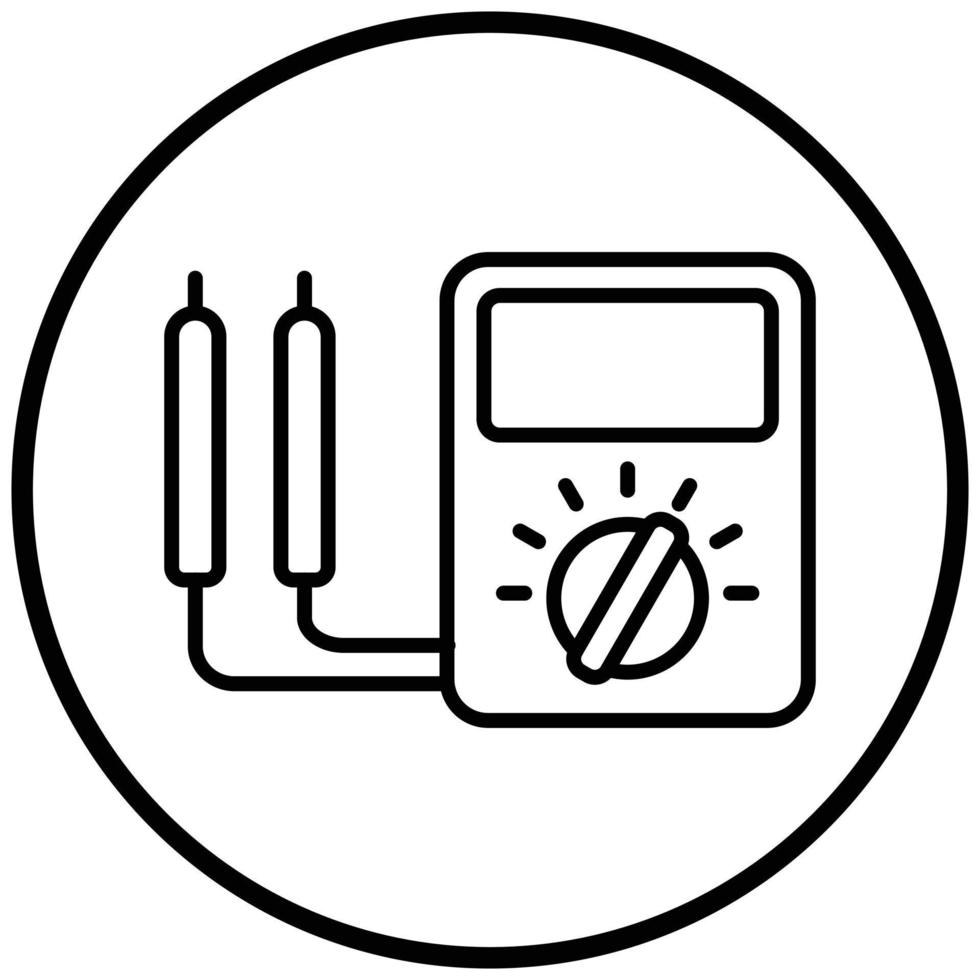 Ammeter Icon Style vector