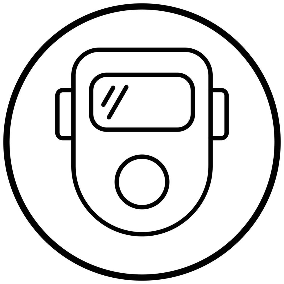 Welding Mask Icon Style vector