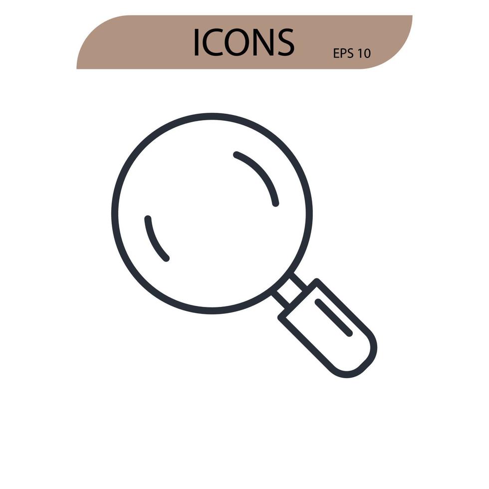 seo icons symbol vector elements for infographic web