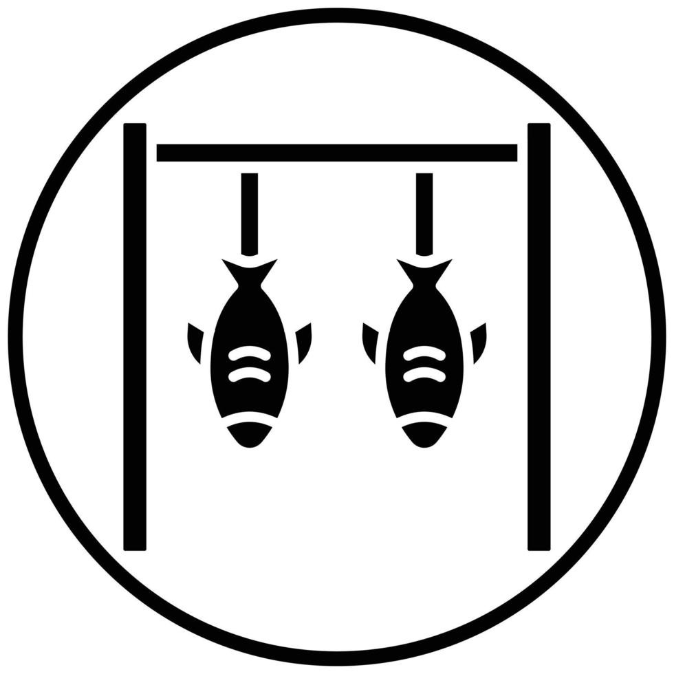Fish Stringer Icon Style vector