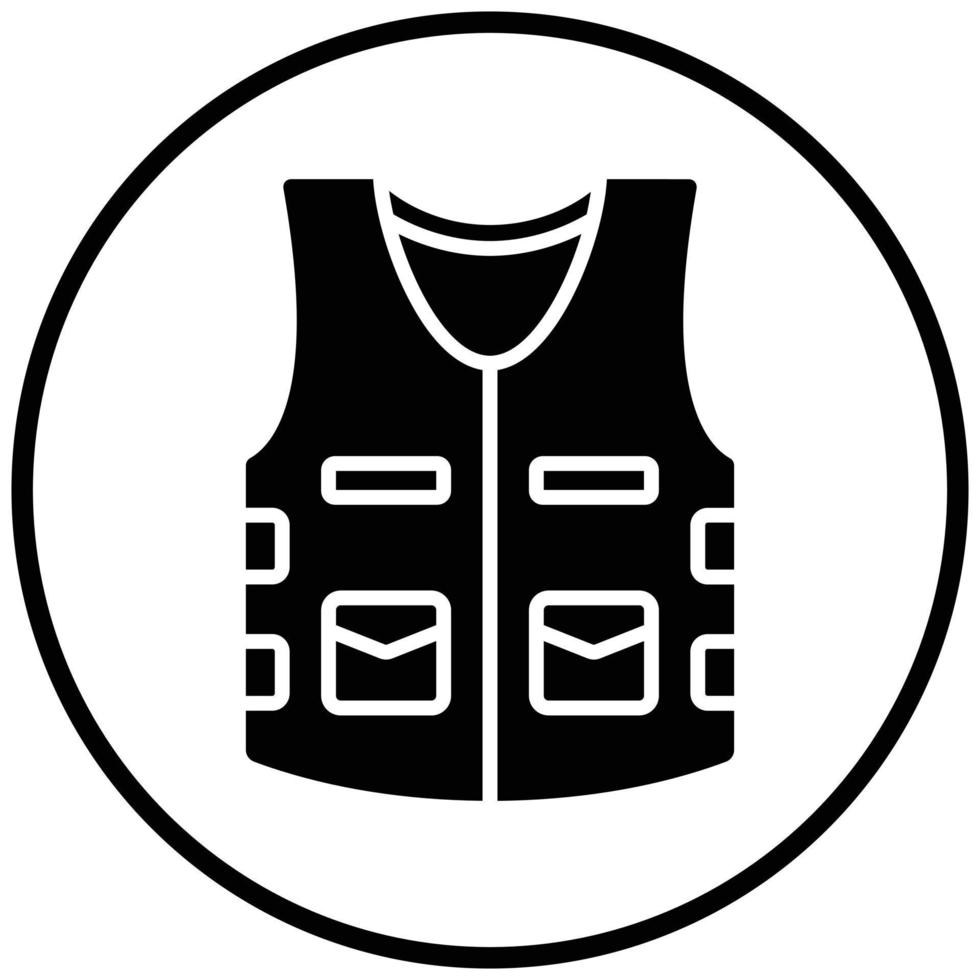 Fishing Vest Icon Style 9484799 Vector Art at Vecteezy