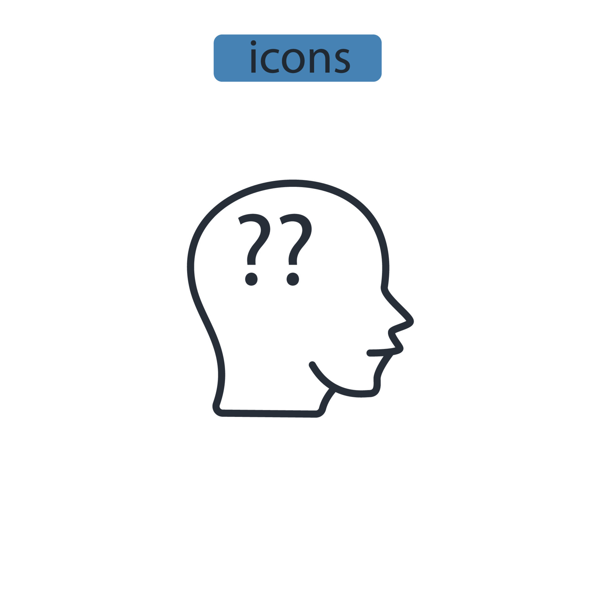 Question Mark icons symbol vector elements for infographic web 9484844