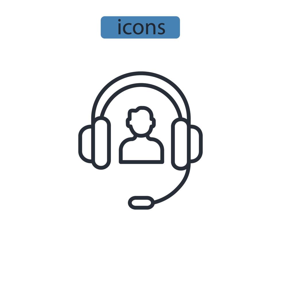 services icons  symbol vector elements for infographic web
