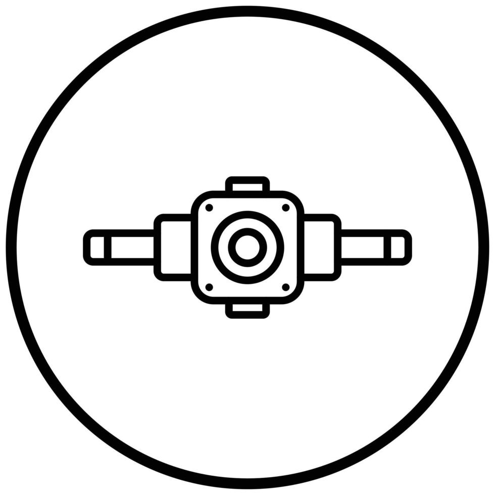Head Lamp Icon Style vector