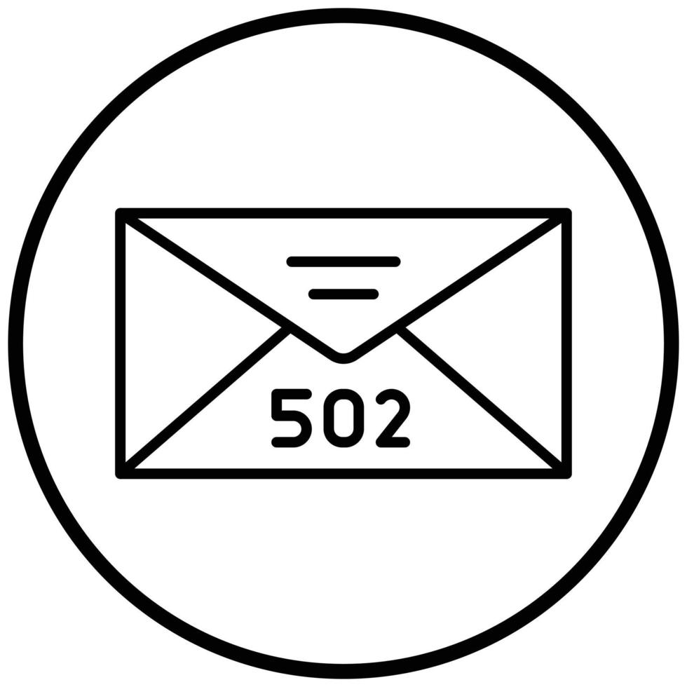 Postal Code Icon Style vector