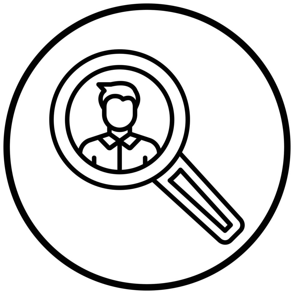 Prospecting Icon Style vector