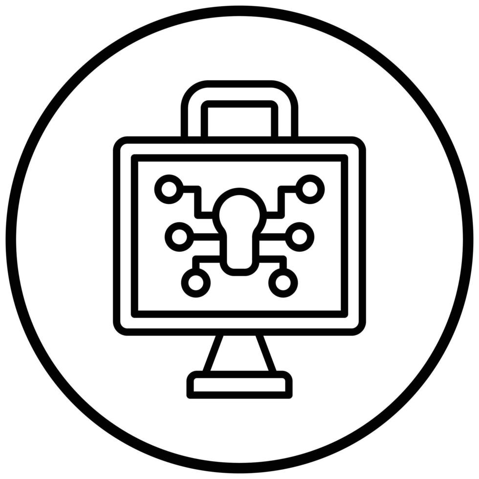Proprietary Technology Icon Style vector