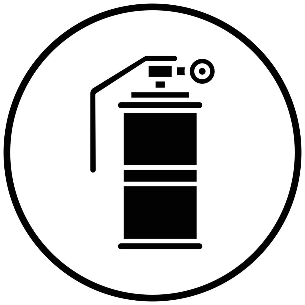 Smoke Grenade Icon Style vector