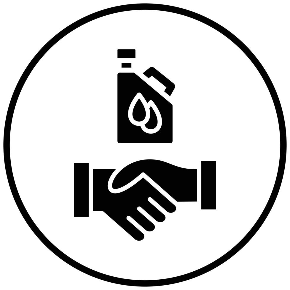 Deal Icon Style vector