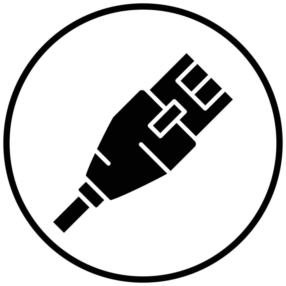 Rj45 Icon Style vector
