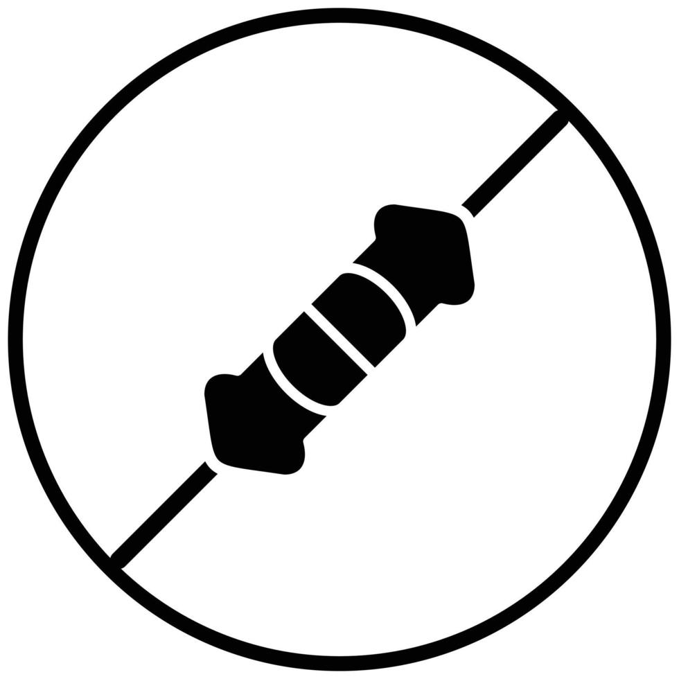 Resistor Icon Style vector