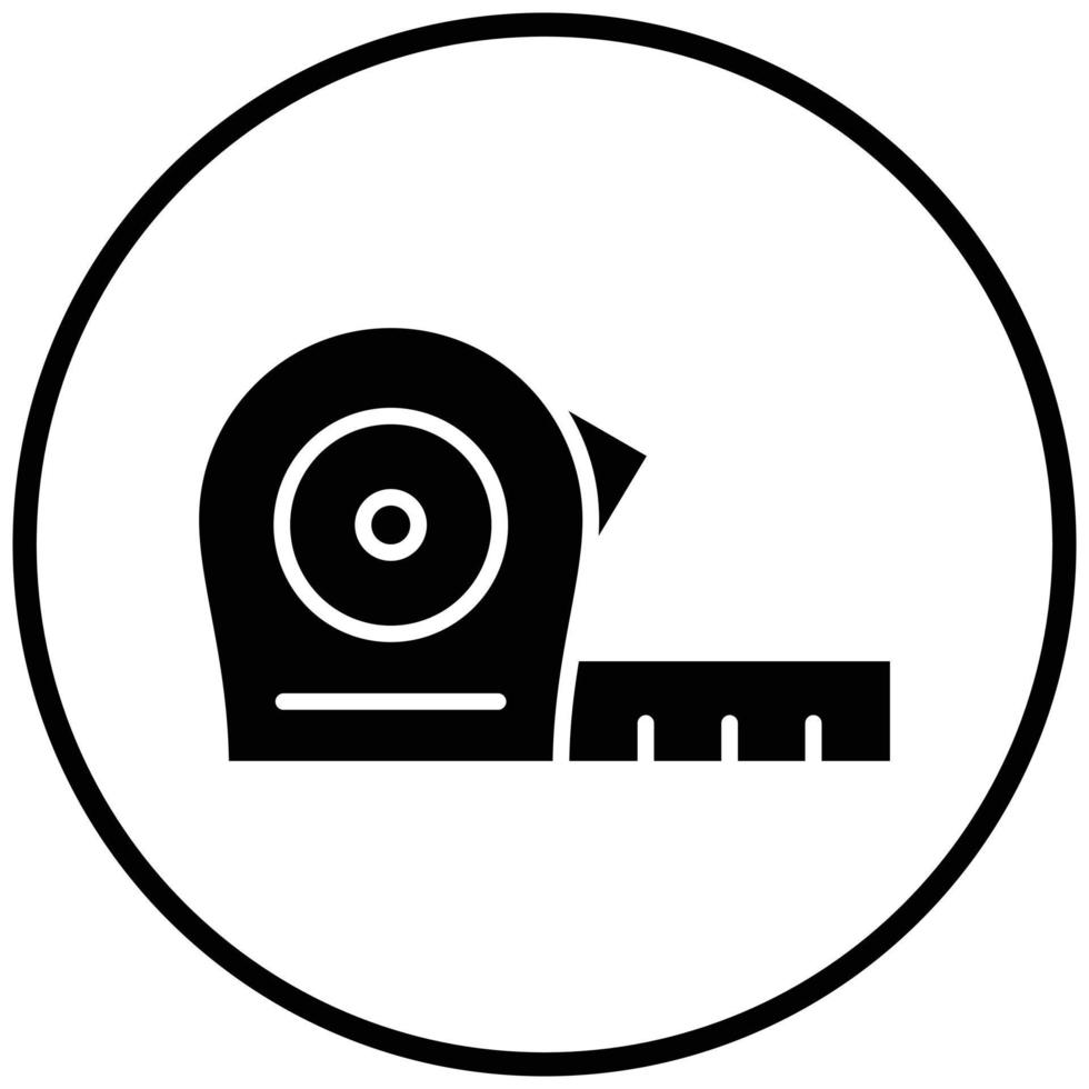 Measure Tape Icon Style vector