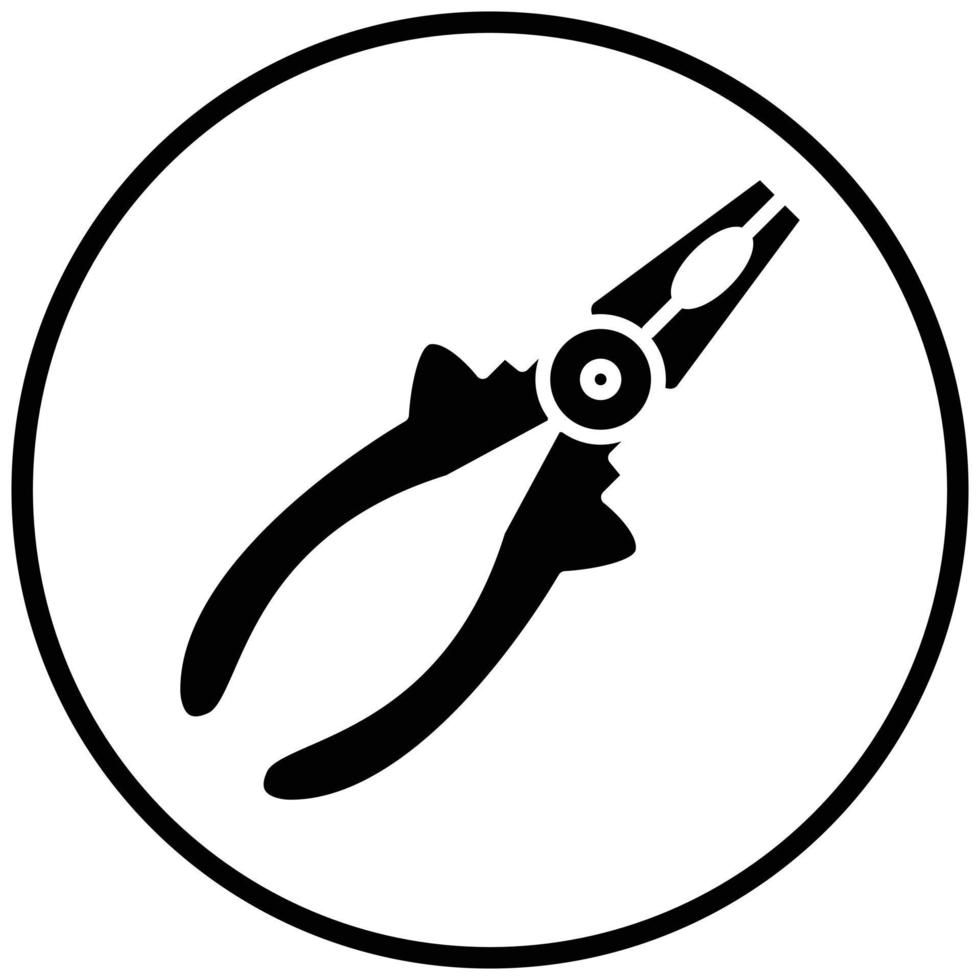 Pliers Icon Style vector