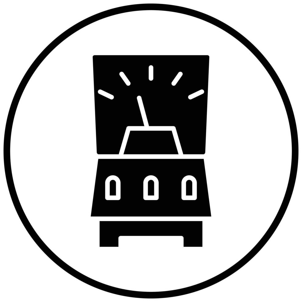 Voltmeter Icon Style vector