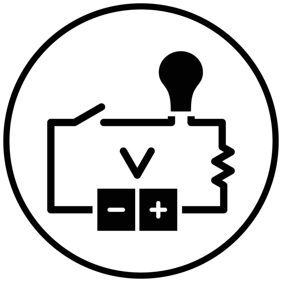 Voltage Icon Style vector