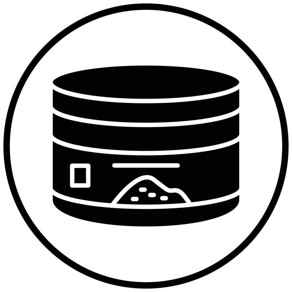 Powder Icon Style vector